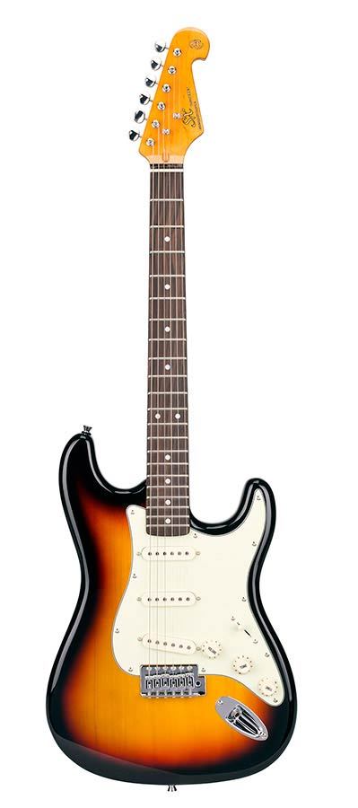 E Gitarre SST62 3TSB SX Retro Series E- Gitarre 62er vintage Style sunburst