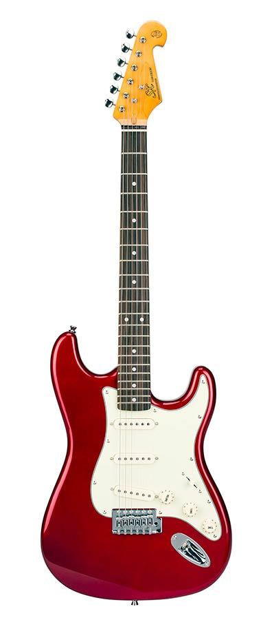 E Gitarre SST62 CAR SX Retro Series E Gitarre 62er vintage Style candy apple Red
