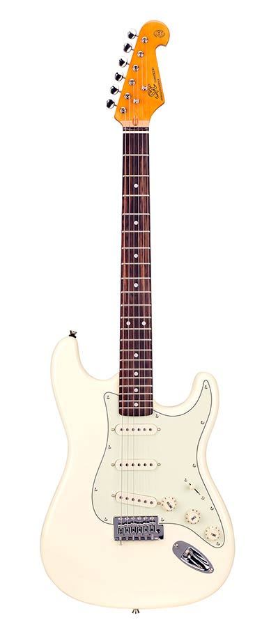 E Gitarre SST62 VW SX Retro Series E- Gitarre 62er vintage Style in vintage white